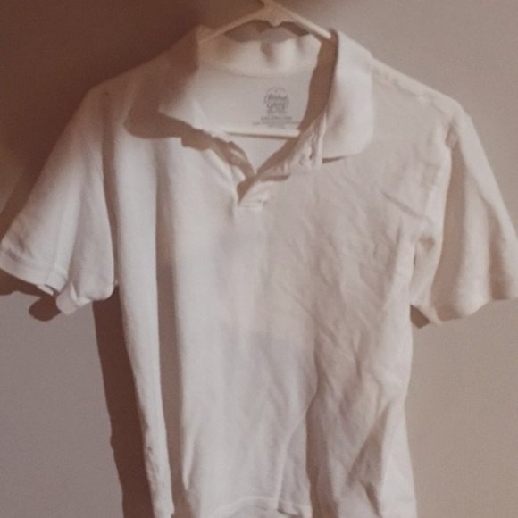 Plain White Collared Polo - Picture 1 of 1